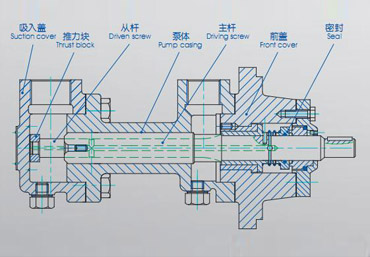 3G三螺桿泵結構圖